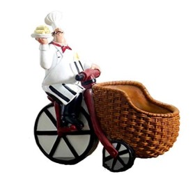 Casier à vin de Chef européen, Artisanat en résine, décorations de Restaurant Occidental pour la Maison, Ornements de Cuisine