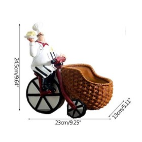 Casier à vin de Chef européen, Artisanat en résine, décorations de Restaurant Occidental pour la Maison, Ornements de Cuisine