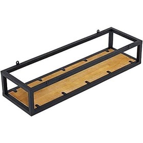 ANSNOW Porte-Bouteilles Étagère À Vin Support À Vin Suspendu En Fer Porte-Gobelet Suspendu Gobelet Support de Bar À LEnvers 