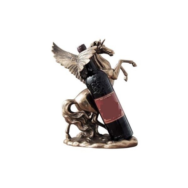 EINES Casier à vin de comptoir Support de Stockage de vin, décoration de Cuisine, Salle à Manger, casier à vin en résine, Arm