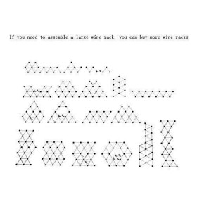 SCIAZA Casier à vin modulable en Bois - Très Robuste et durera Longtemps - Rangement Pratique et Compact Efficency