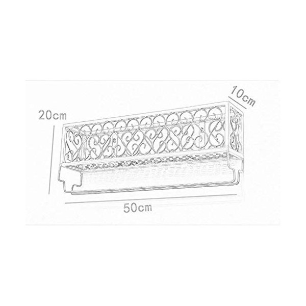 SCIAZA Casier à vin mural européen avec étagères et porte-verre à gobelet Casier à vin Porte-verre à vin Rangement Couleur :