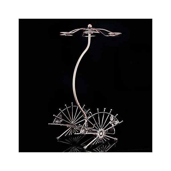 Casier à vin Casier à vin Ornements en forme déventail Porte-verre à vin à lenvers Porte-verre à vin de style européen Cham