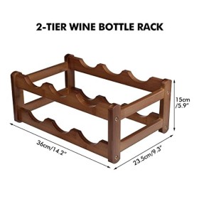 Casier à vin Winery Casier à vin Décoration Bouteille de vin Présentoir Casier à vin Décoration Casier à vin Étagère Casier à