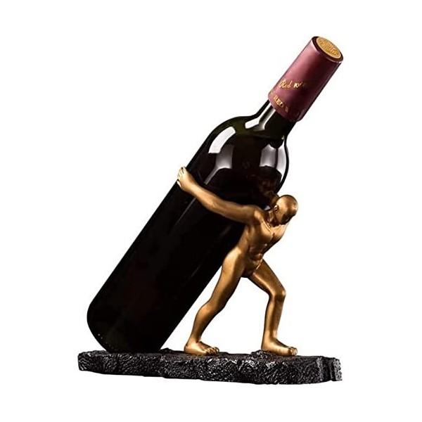 ATHUAH Statue Art Ornement Bureau Sculpture Casier à Vin Créatif Casier À Vin Décor Ménage Refroidisseur De Vin Décor Moderne