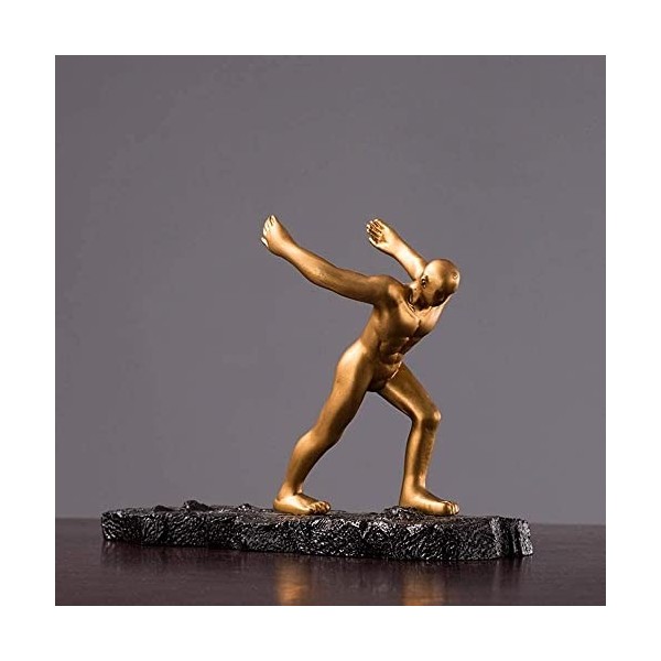 ATHUAH Statue Art Ornement Bureau Sculpture Casier à Vin Créatif Casier À Vin Décor Ménage Refroidisseur De Vin Décor Moderne