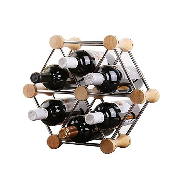 HOLABONITA Étagère for 6 Bouteilles - Étagères de Rangement for armoires, Cuisine, Bar de Cave