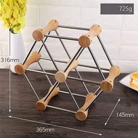 HOLABONITA Étagère for 6 Bouteilles - Étagères de Rangement for armoires, Cuisine, Bar de Cave