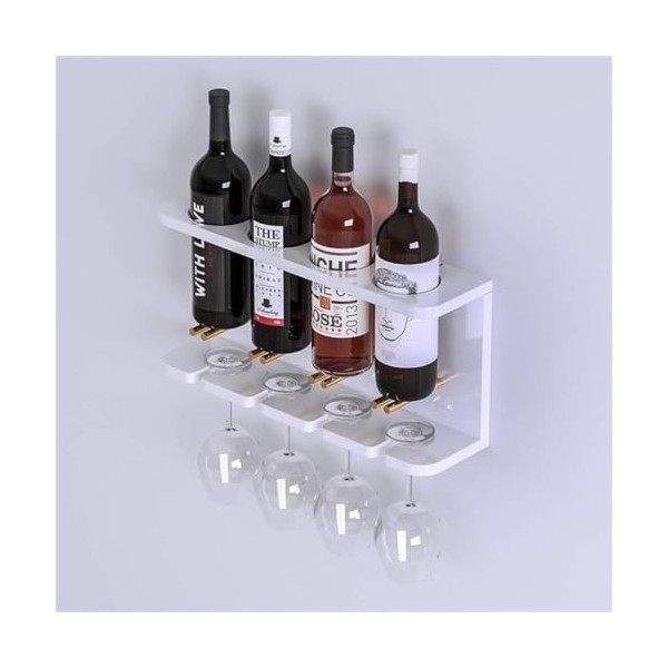 Casier À Vin, Armoire À Vin Mural Porte-Verre Casier À Vin Créatif Restaurant Tenture Murale Salon Étagère Murale