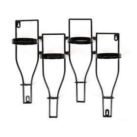 JacCos Casier à vin, casier à vin Mural en Fer pour loft, Bar Industriel rétro, décoration détagères à Bouteilles de vin, ét