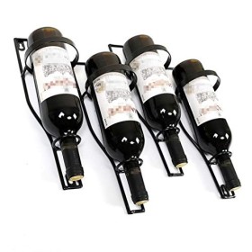 JacCos Casier à vin, casier à vin Mural en Fer pour loft, Bar Industriel rétro, décoration détagères à Bouteilles de vin, ét