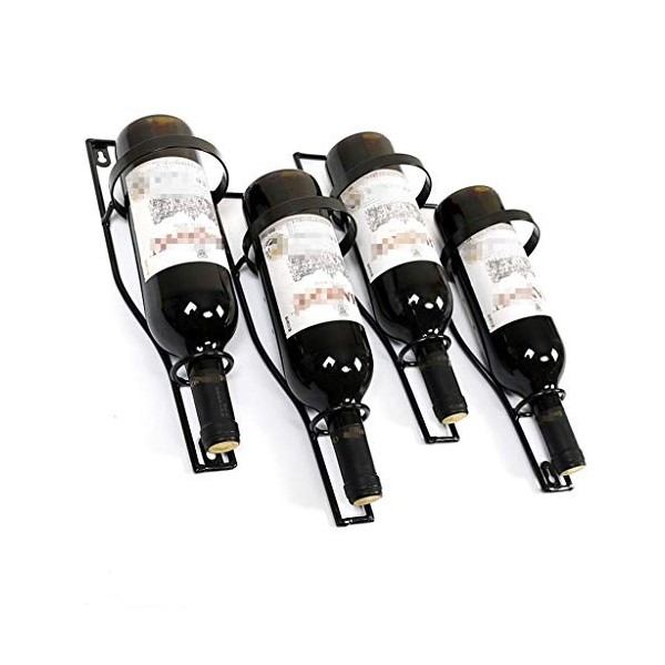 JacCos Casier à vin, casier à vin Mural en Fer pour loft, Bar Industriel rétro, décoration détagères à Bouteilles de vin, ét