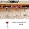 Stockage De Vin Bois Massif Bois Suspendu Casier À Vin Bars Salons Hôtels Restaurants Décoration Étagère De Rangement, 27 * 2