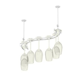 Casier à vin Style européen en fer forgé porte-verre à vin à lenvers maison bar comptoir porte-gobelet suspendu armoire à vi