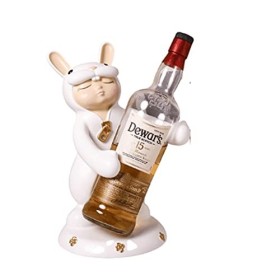 SHERAF Casier à vin sur Pied Casier à vin Lapin à Lait Décoration de casier à vin de Style Simple adaptée aux présentoirs de 