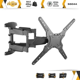 RICOO Support Murale TV Orientable S5044 Inclinable Universel 30-55" 76-140cm Fix ation Mural Télévision LED/LCD/Incurvée V