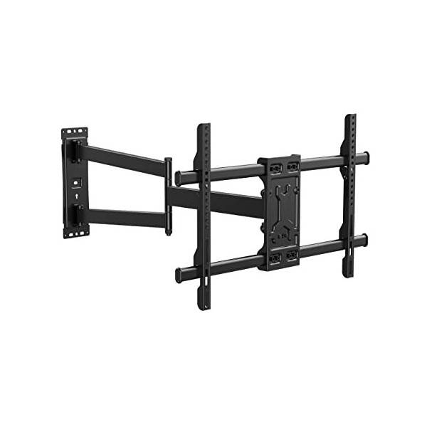 FORGING MOUNT Support mural dangle TV à longue portée pour téléviseurs de 32 à 70", extension lisse de 84 cm, pivotant, incl
