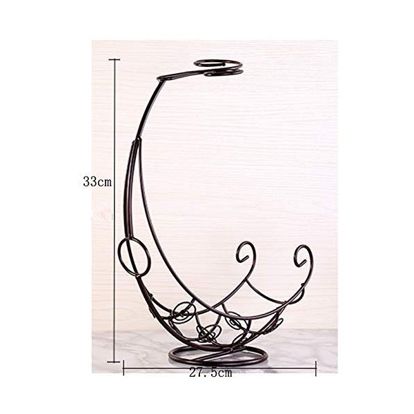 Casier à vin européen en Fer forgé Bateau Pirate créatif Suspendu Deux Verres de présentoir à vin casier à vin