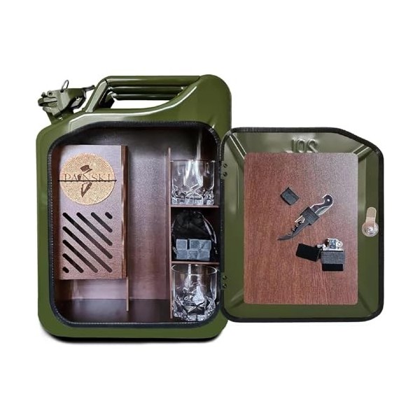 Mini Bar Jerry Can Pour Un Cadeau, Ensemble De Pots Darmoire Mini Bar, Bar à Gaz, Bar à Fût Personnalisé, Bar à Réservoir De