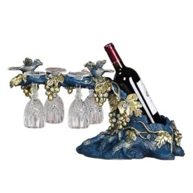 MOOWI Ornements de casier à vin, cloison dentrée de Salon, décorations créatives for Armoire à vin, Pendaison de crémaillère