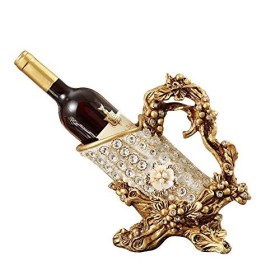 Plateau en résine Classique européen casier à vin Ornements créatifs Salon Armoire de Cuisine comptoir Porte-vin Moderne Rest