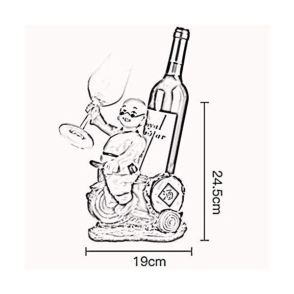 Casier à vin Accueil Support Rouge Support à Verre à Vin Bar S, Résine Moderne Créative Armoire à Vin Décoration Salon Restau