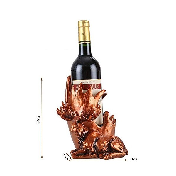 ZITTRO Casier à vin Accueil Support Rouge Support de Verre à Vin Bar S, Résine délan Personnalité Créative Armoire à Vin Déc