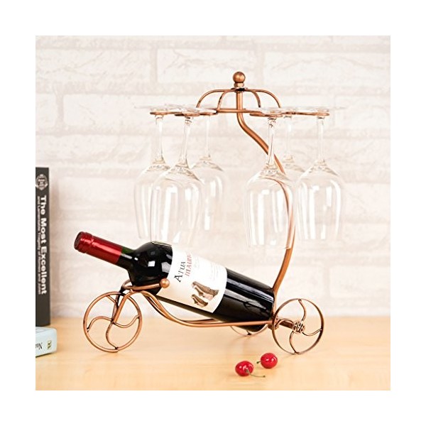 ANSNOW Grand Support de Verre À Vin Rouge À lenvers, Casier À Vin de Maison, Présentoir de Bouteilles, Décoration de Bar Eur