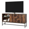 FirFurd Meuble TV pour Television Support Télé Meuble TV 120 cm Industriel Meuble Bas avec 2 Portes pour Salon Chambre en Boi