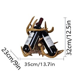 Casier à vin Décoration sur pied Casier à vin Porte-bouteille de vin de style européen Étagère placée obliquement, adaptée au