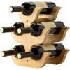 SUuim Casier à vin, casier à vin en Bois de Bambou de comptoir, casier à vin Multi-Bouteilles, casier à Bouteilles de vin, po