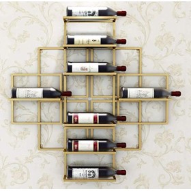 Casier à vin Accueil Support Rouge Support à Verre à Vin S, Bar de Décoration Suspendu en Fer, Restaurant, Cuisine Marron, No