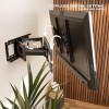 RICOO Support TV Mural 40-75" R06 Pouces 102-191cm Orientable et Inclinable Fix ation Murale télévision Bras articulé pour 