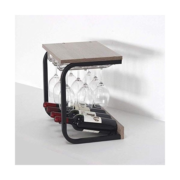 Casier à vin Accueil Support Rouge Support de Verre à Vin Bar S, Bois Massif Créatif Simplicité Moderne Armoire à Vin Décorat