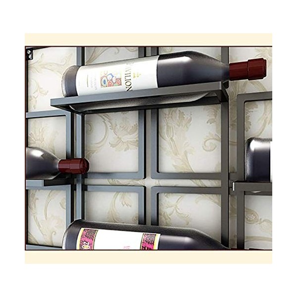 Casier À Vin Accueil Support Rouge Support De Verre À Vin S, Bar De Décoration Suspendu en Fer, Restaurant, Cuisine Marron, N