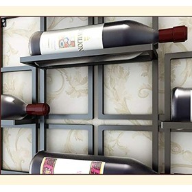 Casier À Vin Accueil Support Rouge Support De Verre À Vin S, Bar De Décoration Suspendu en Fer, Restaurant, Cuisine Marron, N