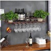 Casier à vin mural, cadre en fer pour restaurant suspendu, porte-verre à vin européen, porte-gobelet suspendu, plancher de po