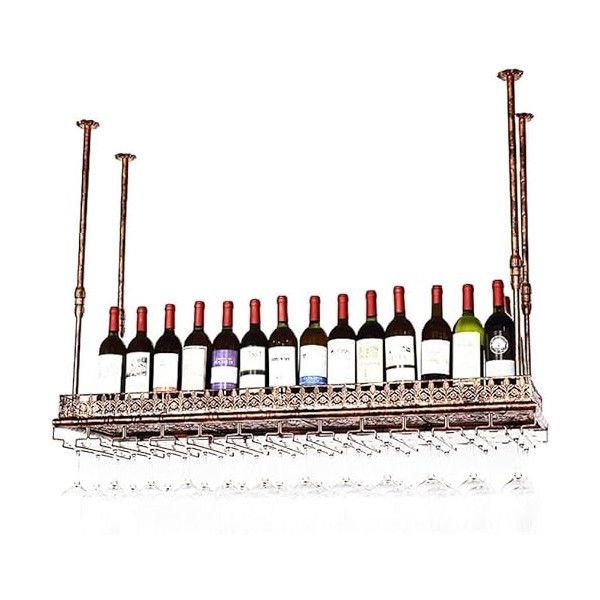 Casier À Vin,Bar,Restaurant,Suspension,Casier À Verres À Vin,Porte-gobelets À Vin Style Vintage Creative Bar Décoration Prése