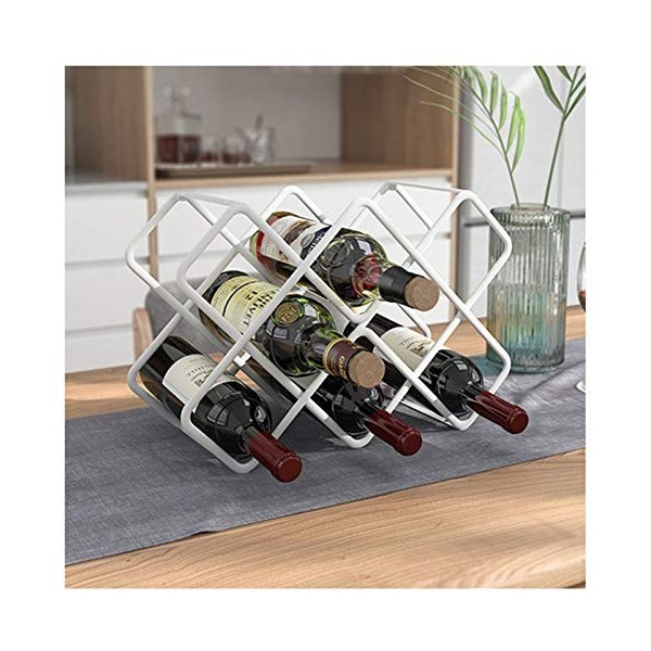 ANSNOW Casier À Vin de Comptoir Élégant Moderne Ou Casiers À Vin Muraux, Adapté Pour Armoire, Bar, Cave À Vin, Décoration DI