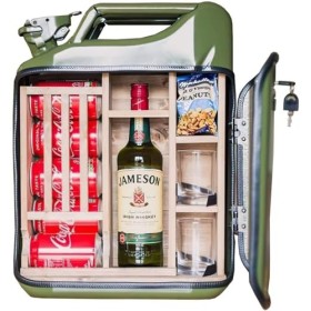 BETTLUCK Mini Bar Jerry Can, Ensemble De Pots Darmoire De Mini Bar, Bar De Canette De Gaz Darmoire, Bar De Réservoir De Gaz