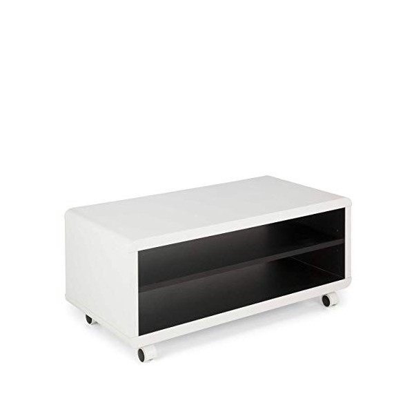 Robas Lund Meuble TV/Meuble Média JEFF 7, MDF, environ 79 x 35 x 39 cm, Imitation Chêne brut