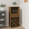 FAMIROSA Armoire à vin Marron Miel 45x34x100 cm Bois de pin Massif 16.8KG 
