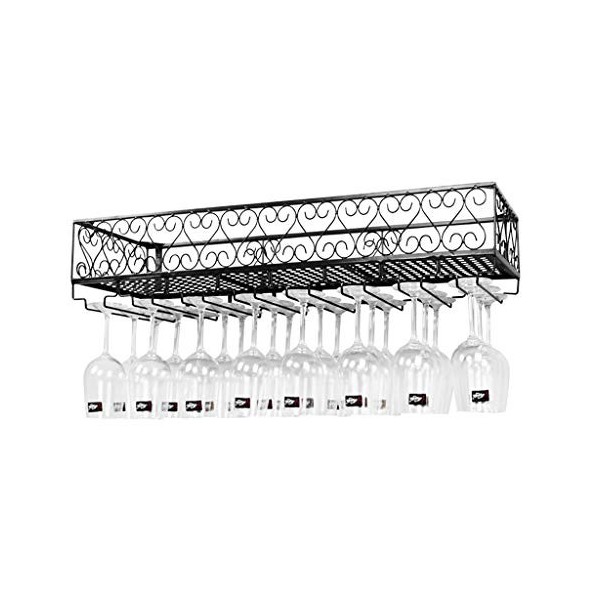 Casier à vin Casier à vin Suspendu Casier à vin Fer Art Gobelet Porte-Créatif Casier à Vin Porte-gobelet Étagère Plug-in Casi