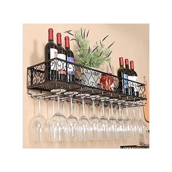 ANSNOW Décoration de Casier À Vin, Support de Cuisine, Support À Fleurs Mural, Support À Tasses Suspendu Pour Décoration DIn