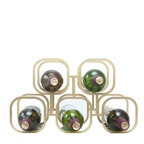 ANSNOW Casier À Vin, Fer Art Home Bar Tenture Murale Présentoir Décoratif Casier À Vin 42X17X25Cm 