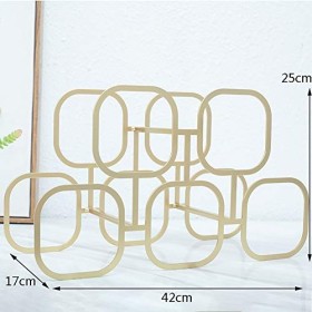 ANSNOW Casier À Vin, Fer Art Home Bar Tenture Murale Présentoir Décoratif Casier À Vin 42X17X25Cm 