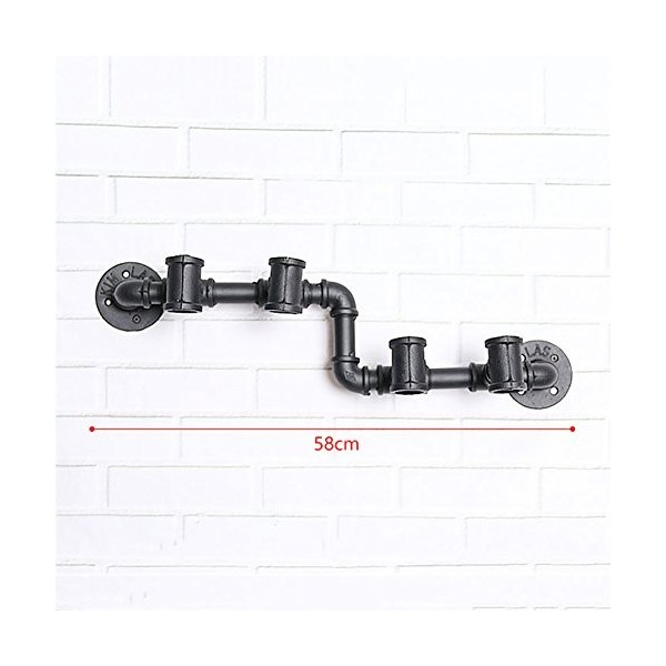 ANSNOW Casier À Vin Rétro Mural Bar Lounge Club, Casier À Vin À lenvers pour Décoration de Café, Casier À Vin