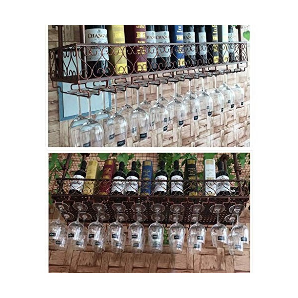 AARONG Casiers à vin autoportants Armoires Porte-vin Mural Unité de Bar Étagères flottantes Casiers à vin muraux, Support de 