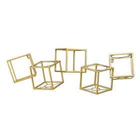 Casier à vin Porte-bouteille de vin mural en fer, casier à vin carré créatif, présentoir de bouteille de vin suspendu pour dé