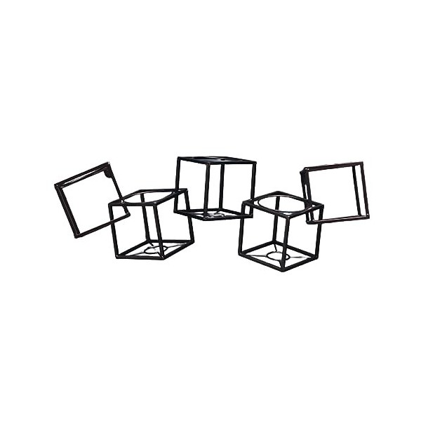 Casier à vin Porte-bouteille de vin mural en fer, casier à vin carré créatif, présentoir de bouteille de vin suspendu pour dé